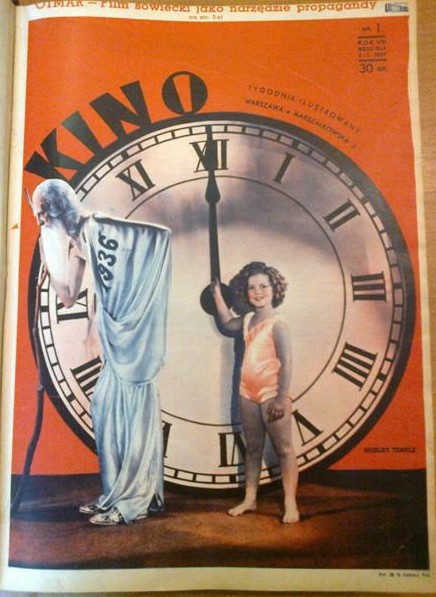 KINO TYGODNIK ILUSTROWANY magazine side cover Issue 1   1937