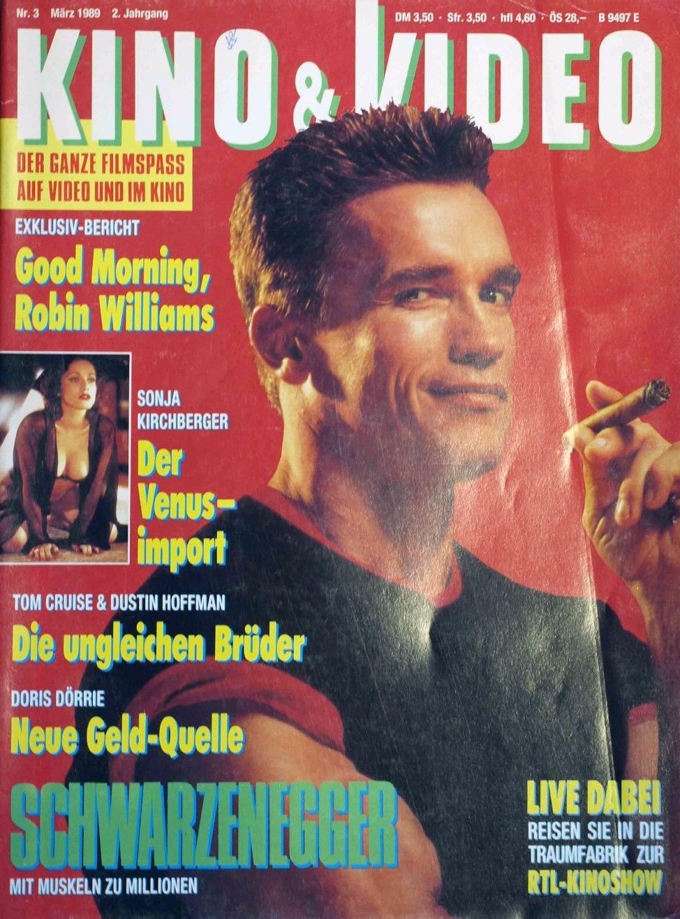 KINO AND VIDEO magazine side cover  March 1989