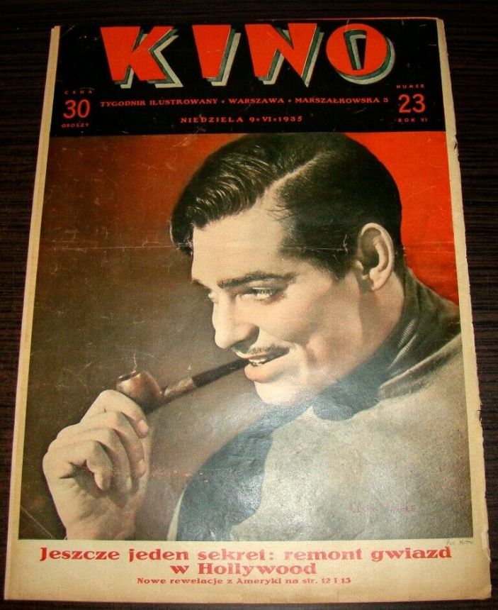 KINO TYGODNIK ILUSTROWANY magazine side cover Issue 23 9 June 1935