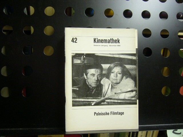 KINEMATHEK magazine side cover Issue 42  November 1969