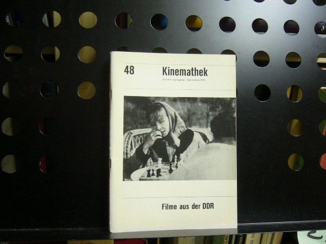 KINEMATHEK magazine side cover Issue 48  December 1972