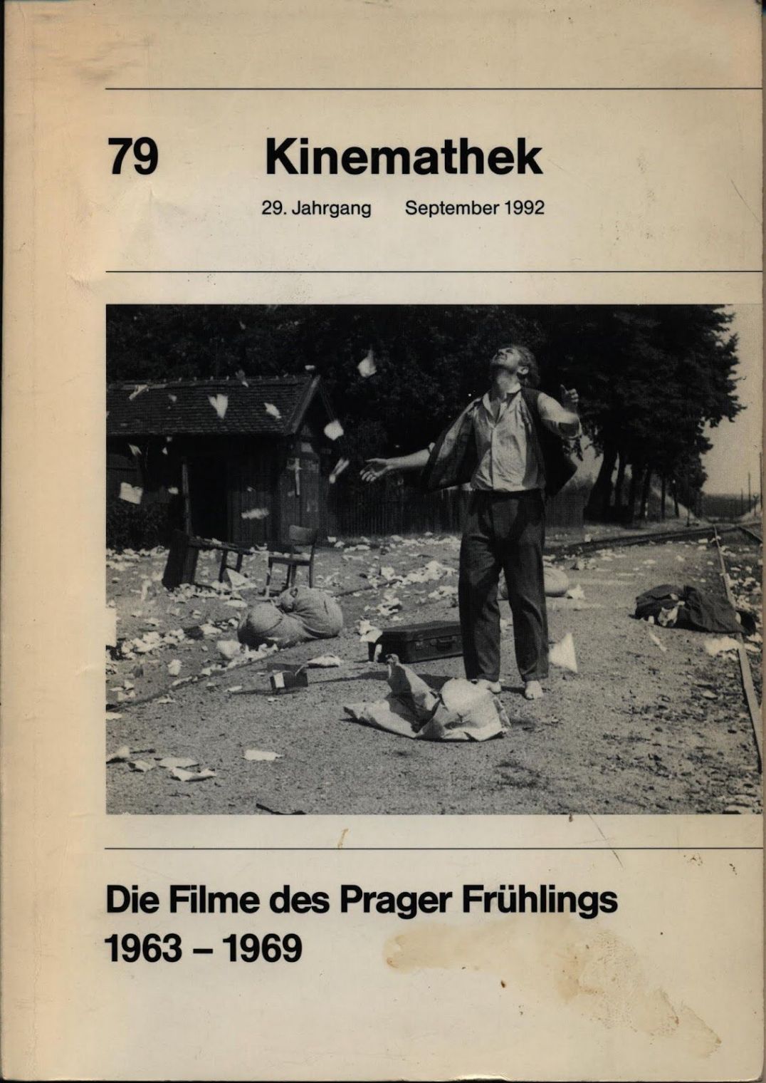 KINEMATHEK magazine side cover Issue 79  September 1992