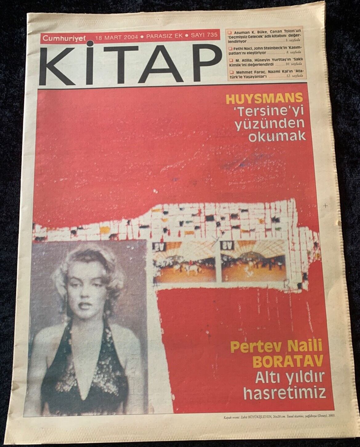KITAP magazine side cover 18 March 2004