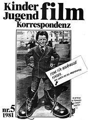 KINDER JUGEND FILM KORRESPONDENZ magazine side cover Issue 5  1981