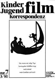 KINDER JUGEND FILM KORRESPONDENZ magazine side cover Issue 7  1981