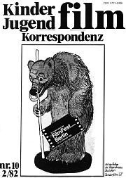 KINDER JUGEND FILM KORRESPONDENZ magazine side cover Issue 10  1982