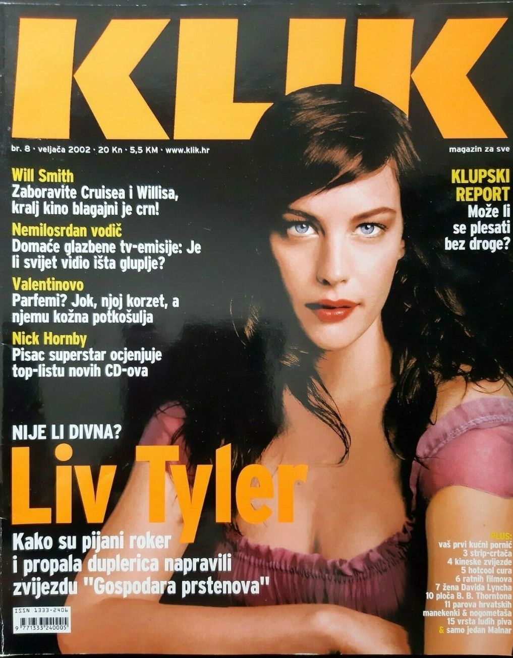 KLIK magazine side cover Issue 8  February 2002