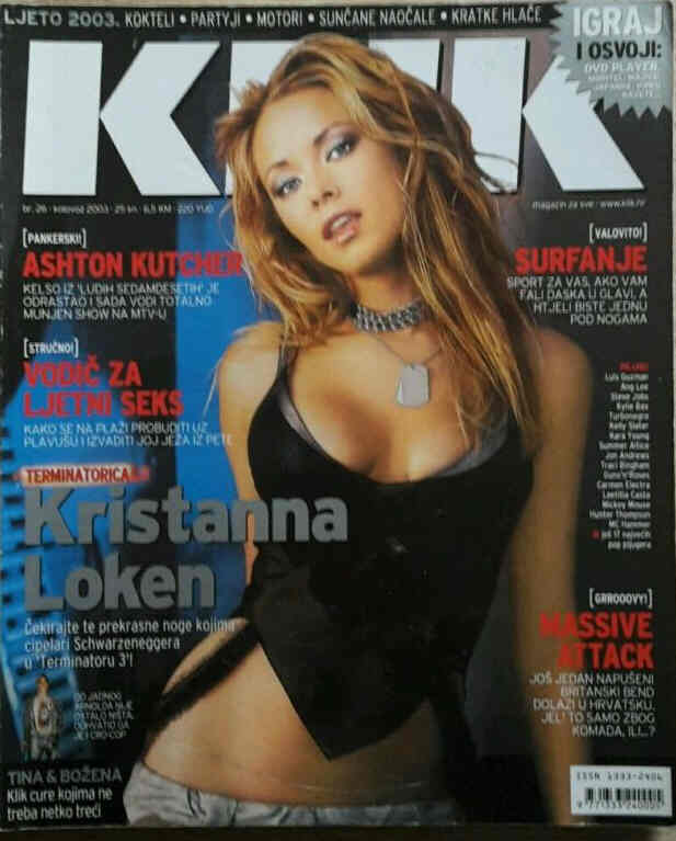 KLIK magazine side cover Issue 26  August 2003
