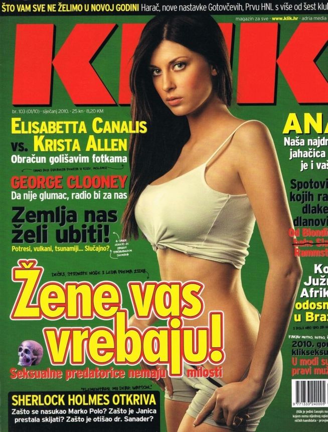KLIK magazine side cover Issue 103  January 2010
