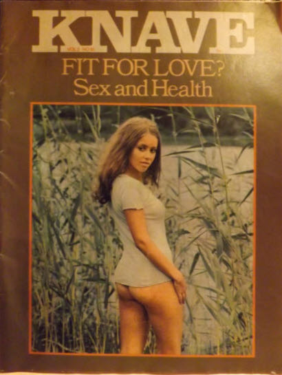 KNAVE magazine side cover  Vol 2 No  10  November 1970