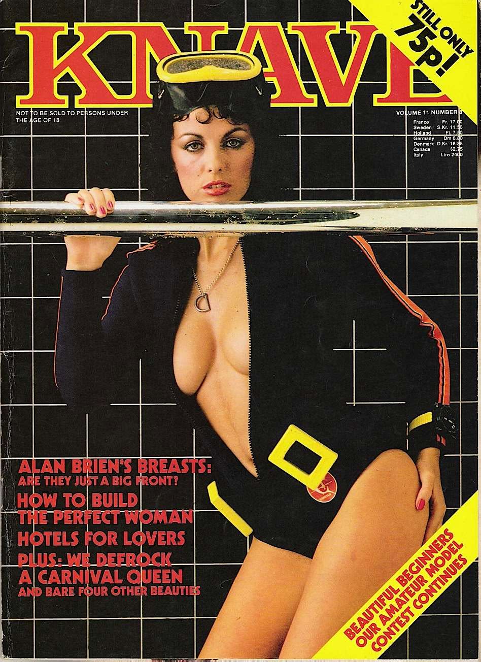 KNAVE magazine side cover  Vol 11 No  8  August 1979