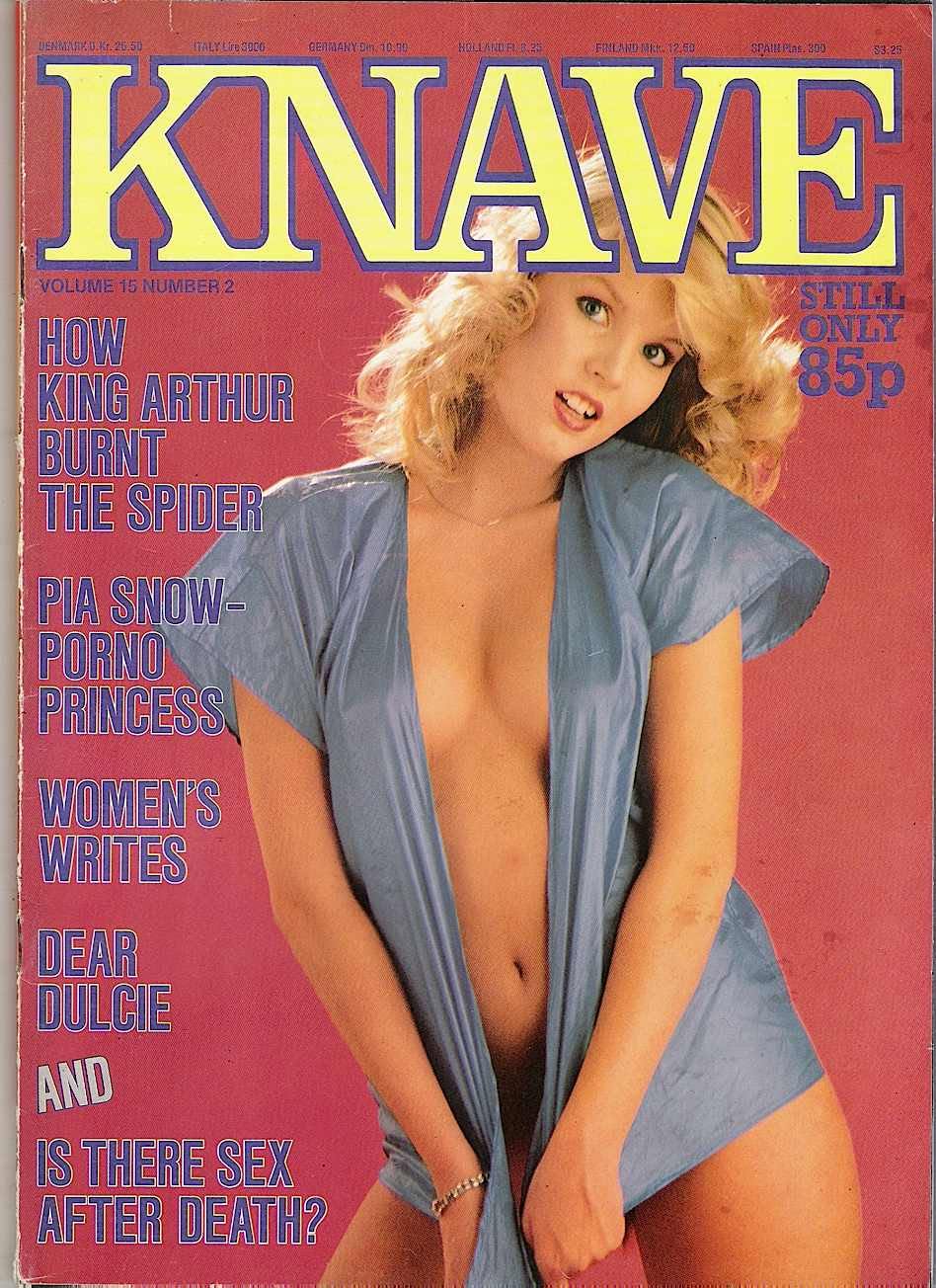 KNAVE magazine side cover  Vol 15 No  2  February 1983