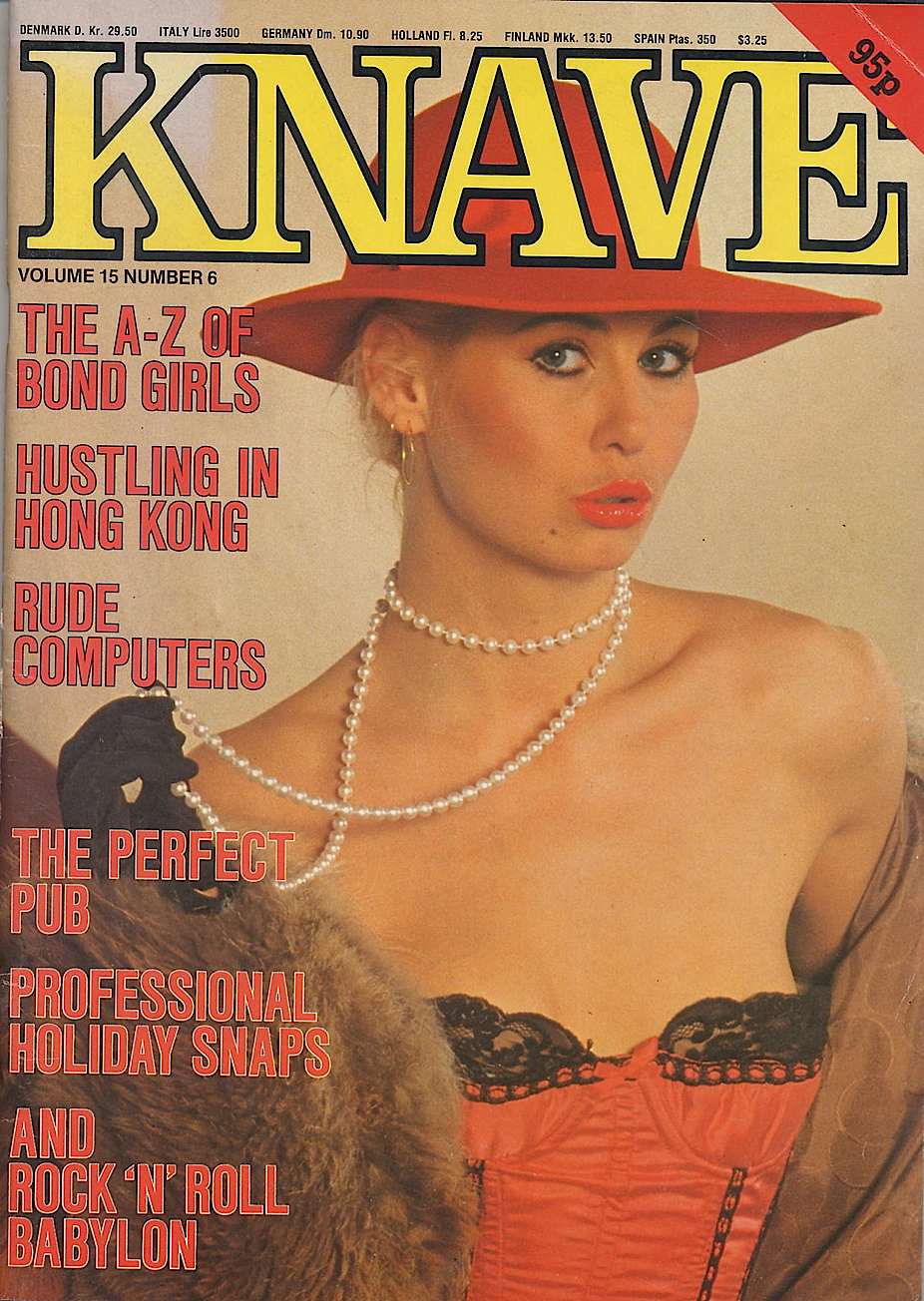 KNAVE magazine side cover  Vol ol15 No  6  June 1983