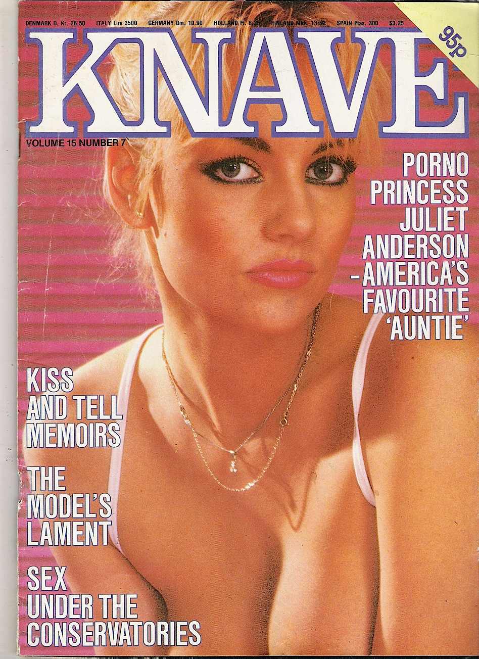 KNAVE magazine side cover  Vol ol15 No  7  July 1983