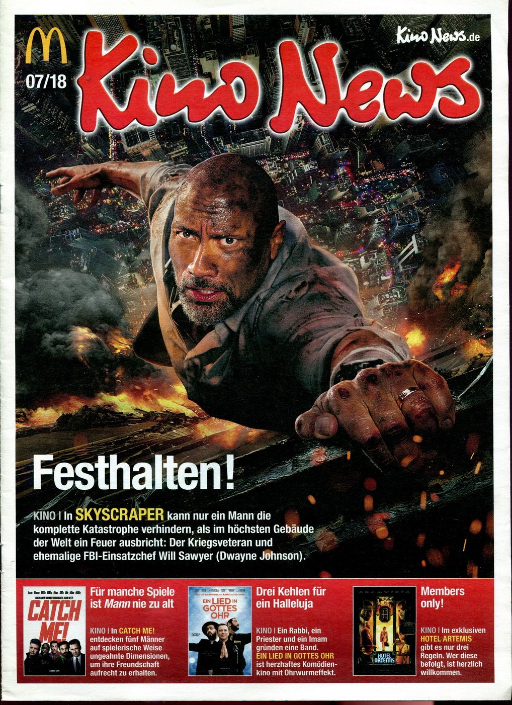 KINO NEWS magazine side cover  July 2018