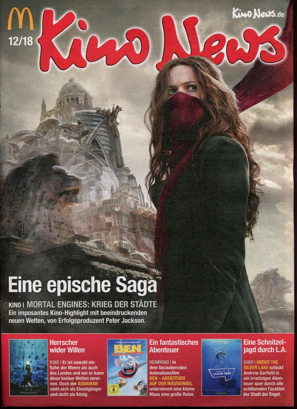 KINO NEWS magazine side cover  December 2018