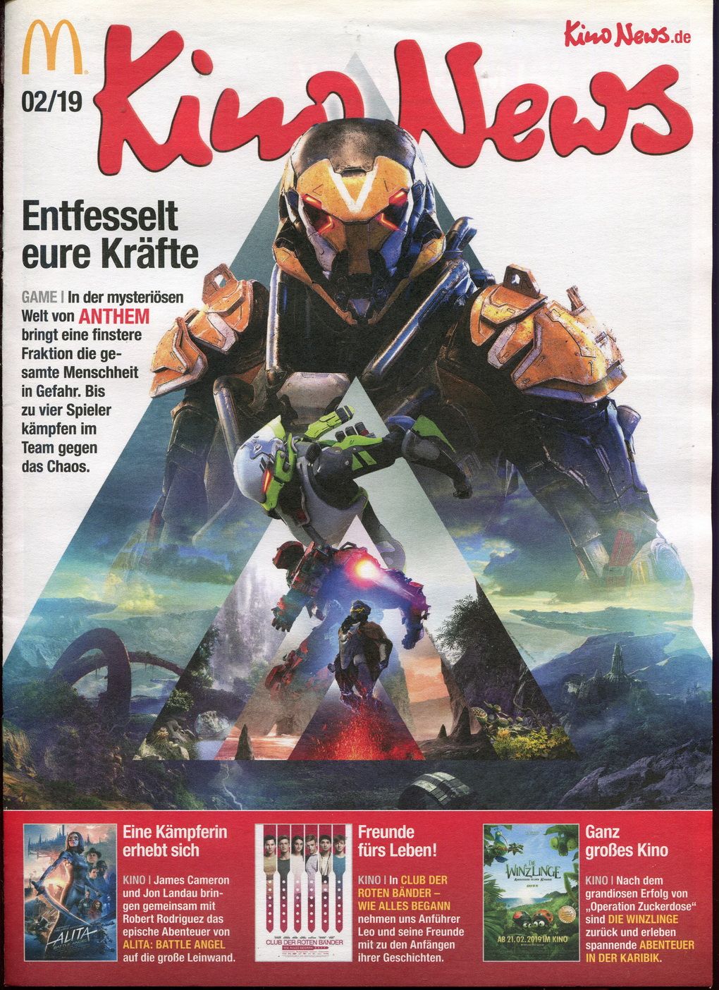 KINO NEWS magazine side cover  February 2019