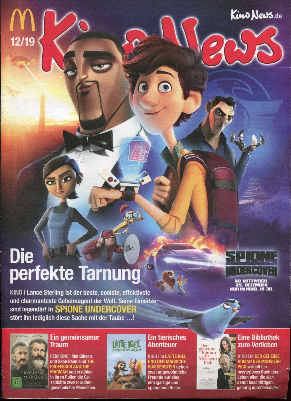 KINO NEWS magazine side cover  December 2019