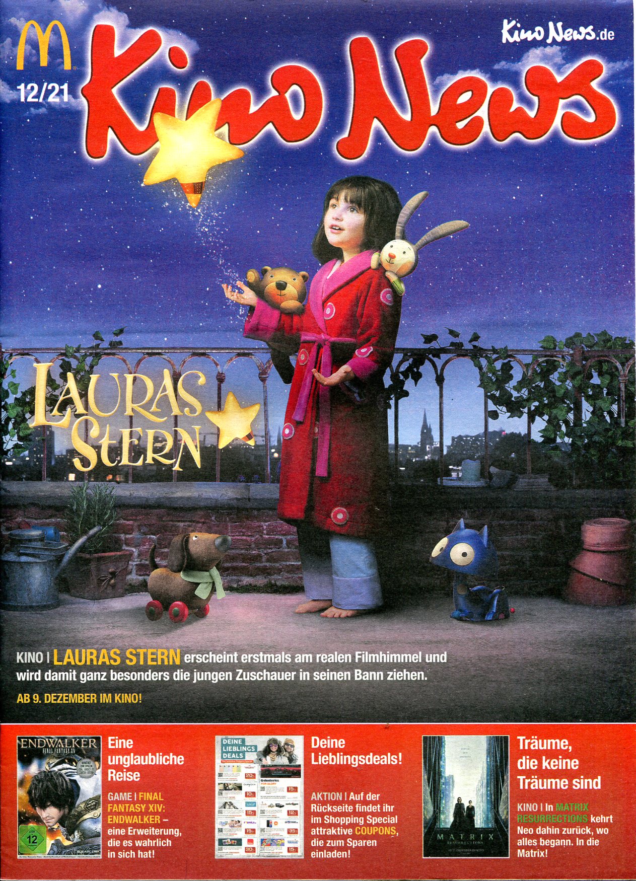 KINO NEWS magazine side cover  December 2021
