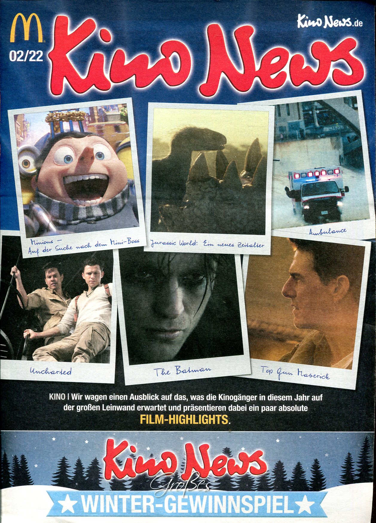 KINO NEWS magazine side cover  February 2022