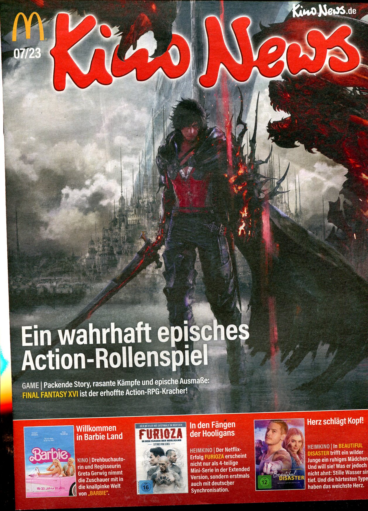 KINO NEWS magazine side cover  July 2023