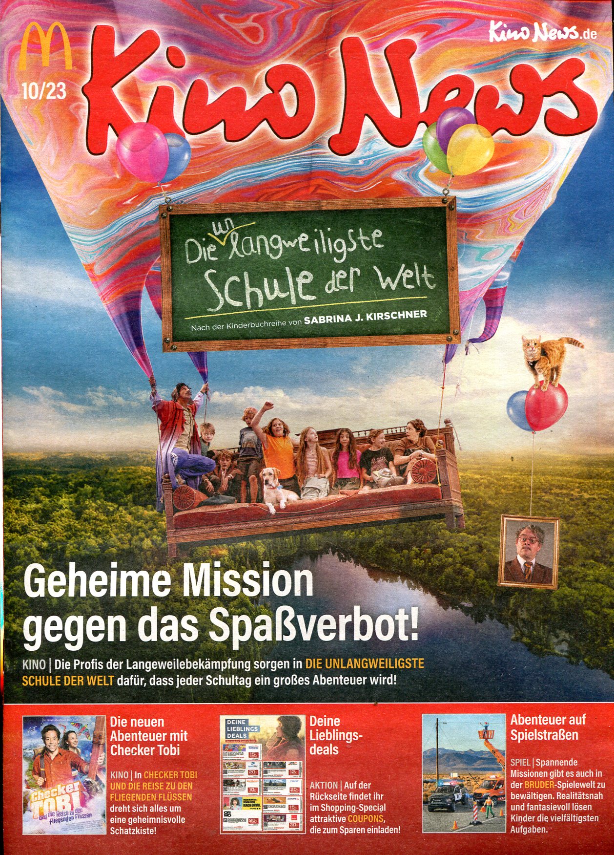 KINO NEWS magazine side cover  October 2023