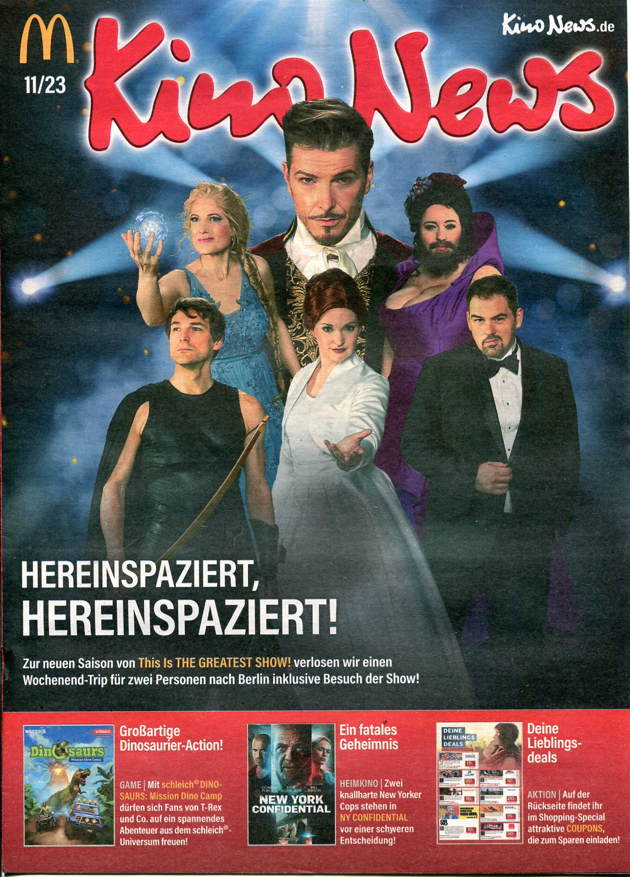 KINO NEWS magazine side cover  November 2023