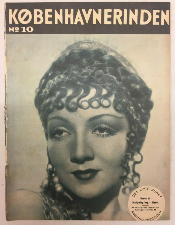KOBENHAVNERINDEN magazine side cover Issue 10   1933