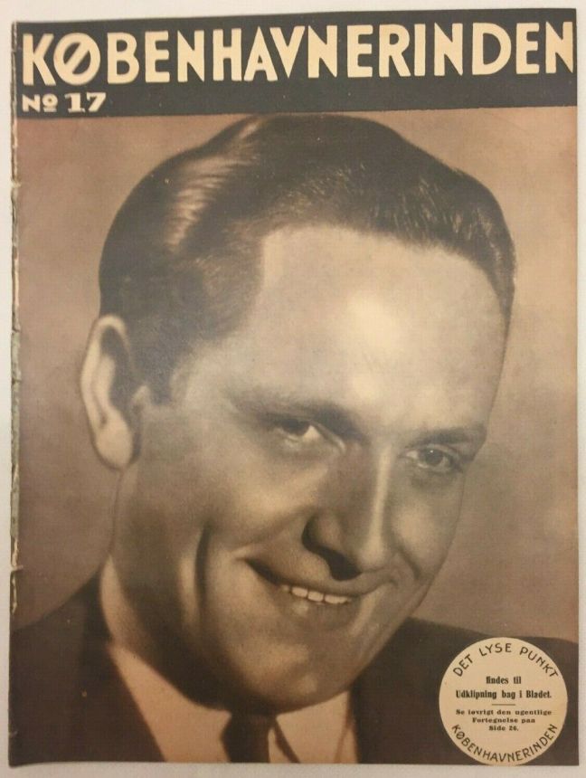 KOBENHAVNERINDEN magazine side cover Issue 17   1933