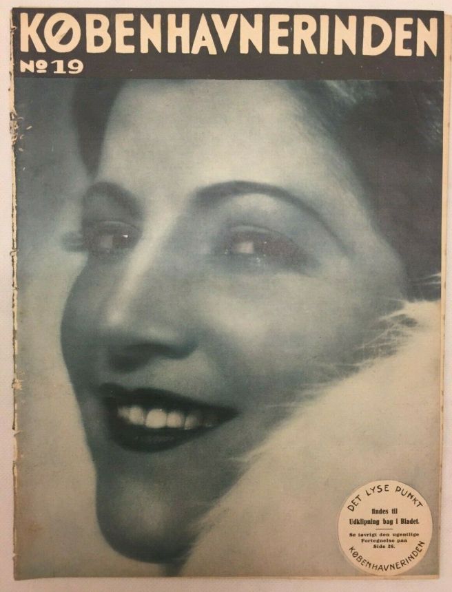 KOBENHAVNERINDEN magazine side cover Issue 19   1933