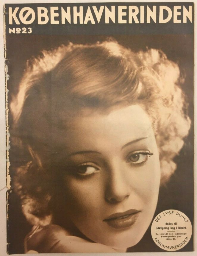 KOBENHAVNERINDEN magazine side cover Issue 23   1933