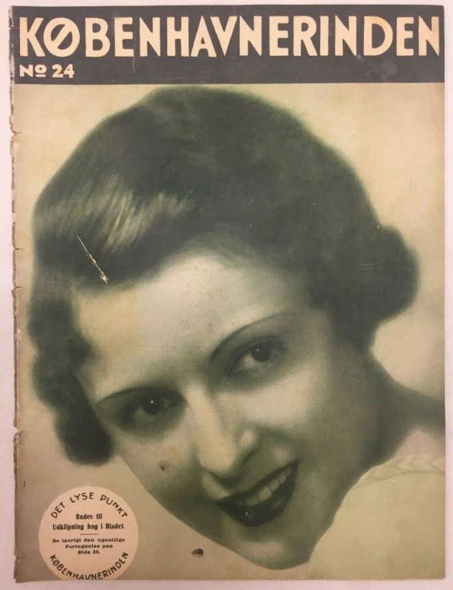 KOBENHAVNERINDEN magazine side cover Issue 24   1933