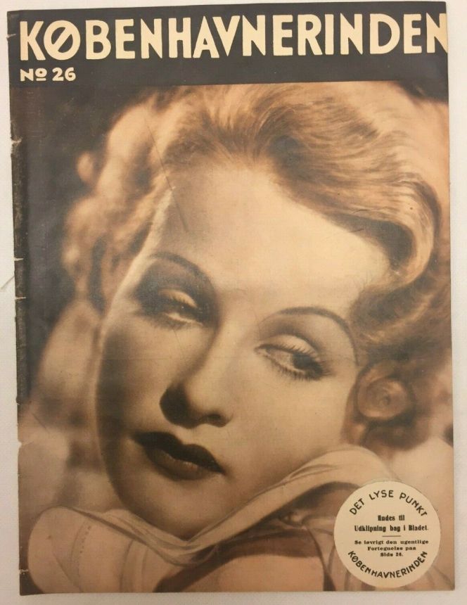 KOBENHAVNERINDEN magazine side cover Issue 26   1933