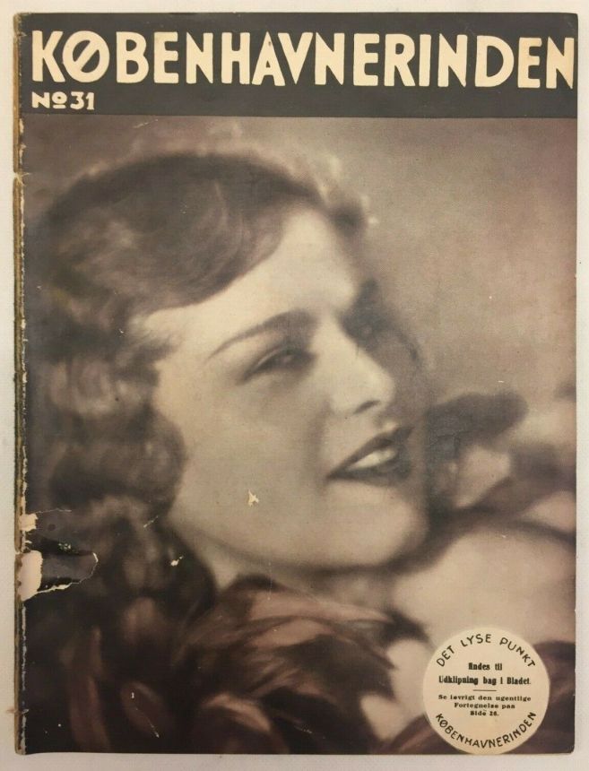 KOBENHAVNERINDEN magazine side cover Issue 31   1933