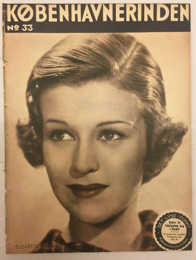 KOBENHAVNERINDEN magazine side cover Issue 33   1933