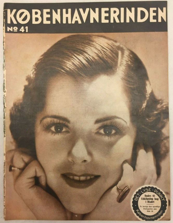 KOBENHAVNERINDEN magazine side cover Issue 41   1933