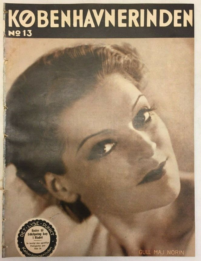 KOBENHAVNERINDEN magazine side cover Issue 13   1934