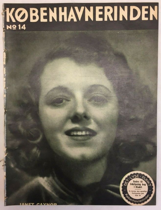 KOBENHAVNERINDEN magazine side cover Issue 14   1934