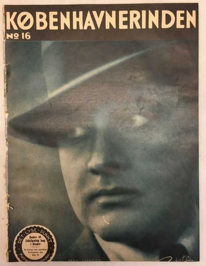 KOBENHAVNERINDEN magazine side cover Issue 16   1934