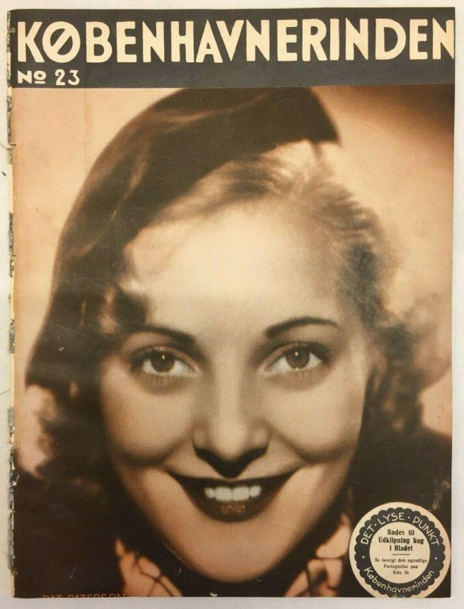 KOBENHAVNERINDEN magazine side cover Issue 23   1934
