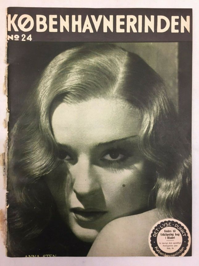 KOBENHAVNERINDEN magazine side cover Issue 24   1934