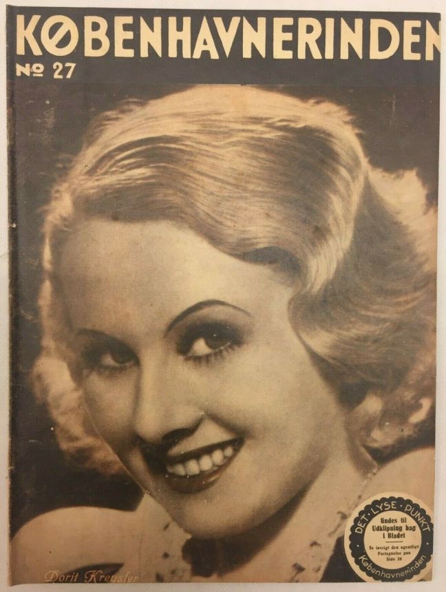KOBENHAVNERINDEN magazine side cover Issue 27   1934