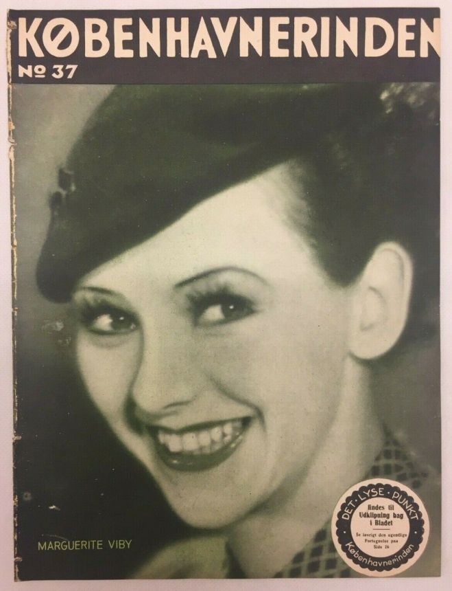 KOBENHAVNERINDEN magazine side cover Issue 37   1934