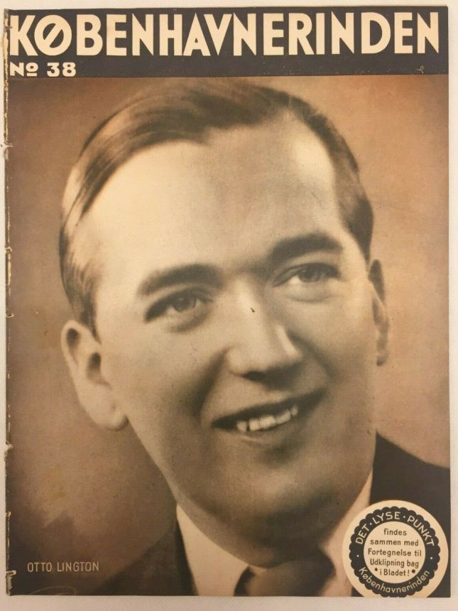 KOBENHAVNERINDEN magazine side cover Issue 38   1934