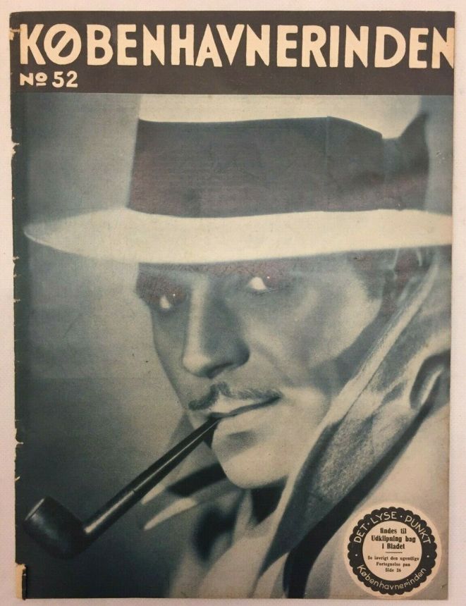 KOBENHAVNERINDEN magazine side cover Issue 52   1934