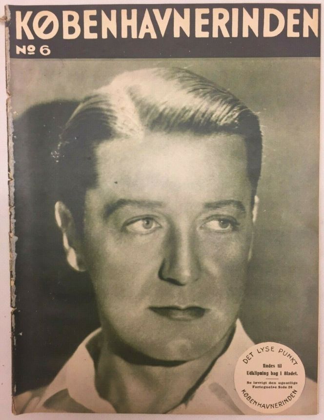 KOBENHAVNERINDEN magazine side cover Issue 6   1934