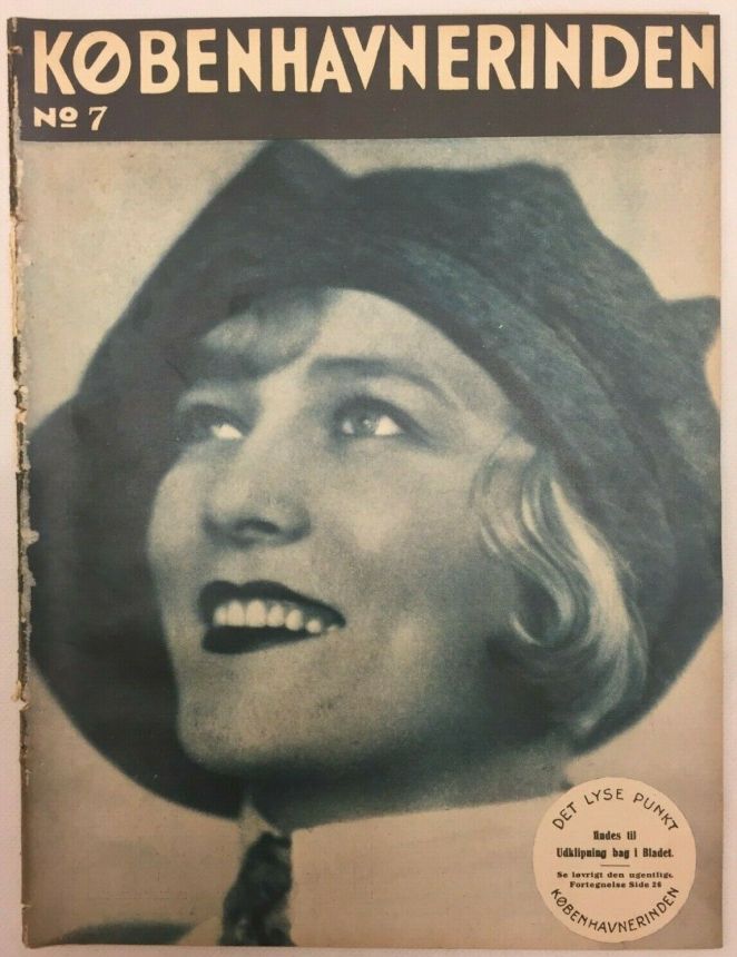 KOBENHAVNERINDEN magazine side cover Issue 7   1934
