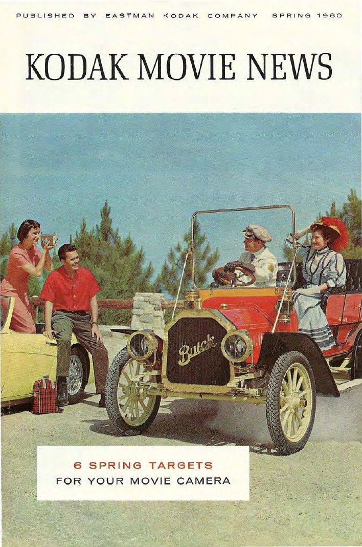 KODAK MOVIE NEWS magazine side cover  Vol 8 No  1 Spring 1960