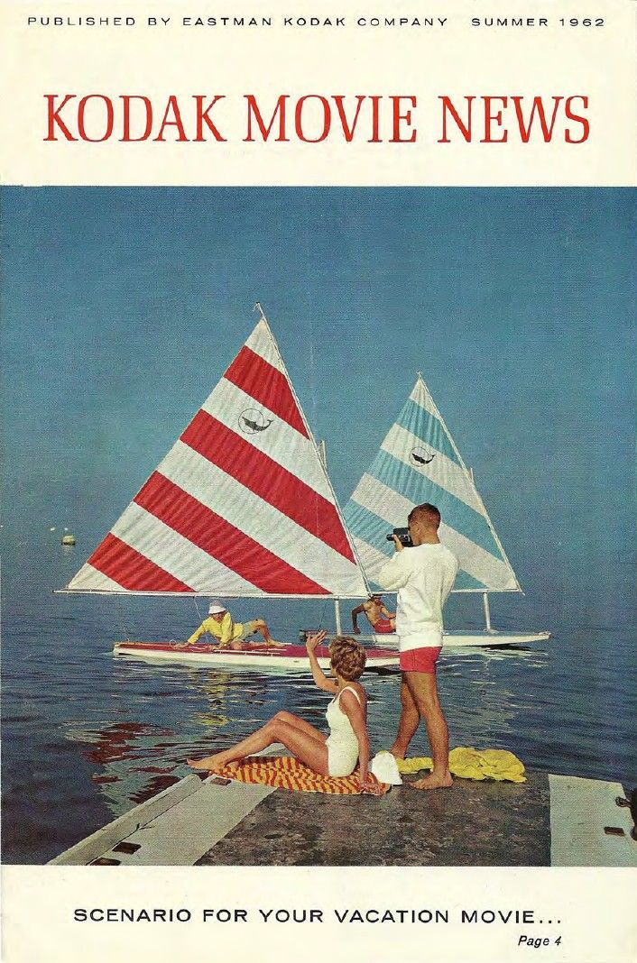 KODAK MOVIE NEWS magazine side cover  Vol 10 No  2 Summer 1962