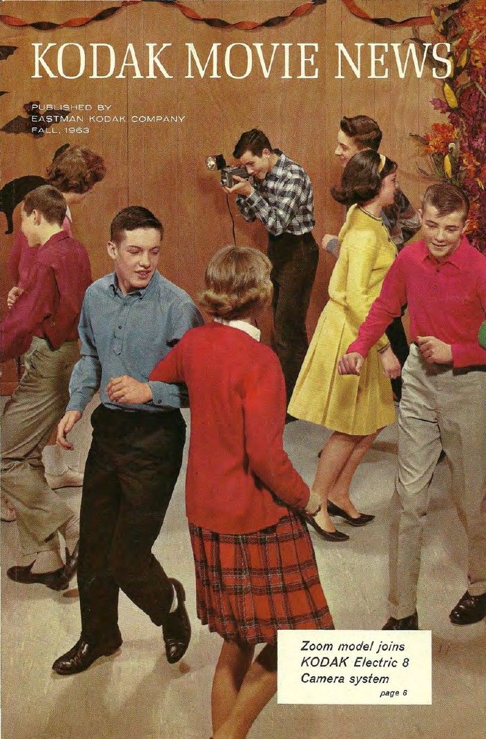 KODAK MOVIE NEWS magazine side cover  Vol 11 No  3 Fall 1963